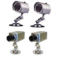 QSCCD4 - 4 Pack CCD Cameras - 2 QOCDC & 2 QPSCDNV