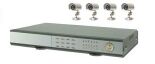 QSD2304C4-250 - $599.99  - 4 Channel H.264 Network Observation System CIF Real Time Recording per Channel 250GB HDD with QSC48030 cam - COMMERCIAL SERIES