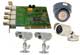 QSPDVR4CM - 4 Channel MPEG4 PC Based DVR Network PCI Card and 4 CMOS cameras