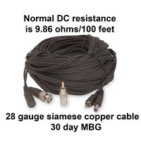 CAB-BNC-50  - 50 ft BNC To BNC Heavy Duty Coaxial Cable
