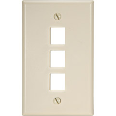 000-40803-0BI-EA - QuickPort Flush Mount Wall Plate