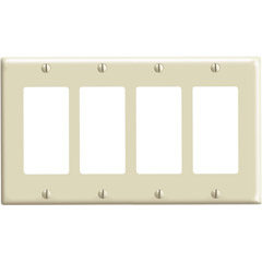 001-80412-00I - Quadruple-Gang Wall Plate