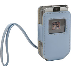 00251SCP - Superior Lambskin Pouch with Wrist Strap for Motorola RAZR