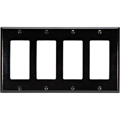 004-80412-00E - Quadruple Gang Wall Plate