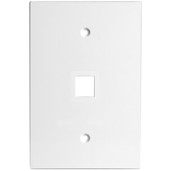 10-G-1GOW - Oversized Single Gang Plate White