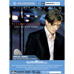 123796-00 - Monster Music Peter Cincotti ''Live in New York'' Video SuperDisc