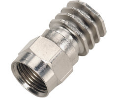 200-023 - Weather-Sealed F Connector with Universal Hex Sleeve