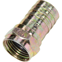 200-037 - RG6 Weather-Sealed Crimp-On F Connector