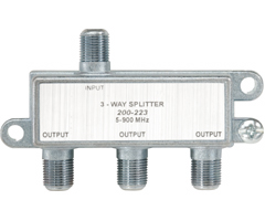 200-223 - 5-900MHz F Splitters