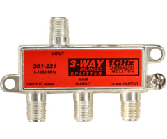 201-221 - 1GHz 130dB F Splitter