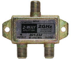 201-232 - 2.5GHz 90dB Satellite Splitters