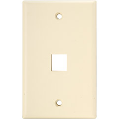 201-IV - Ivory Keystone Style Standard Wallplate