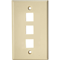 203-AL - Almond Keystone Style Standard Wallplate