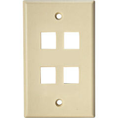 204-AL - Almond Keystone Style Standard Wallplate