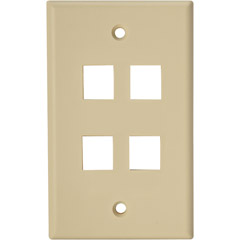 204-IV - Keystone Style Standard Wallplate