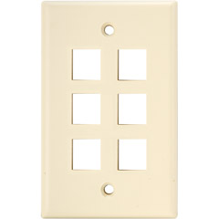 206-IV - Keystone Style Standard Wallplate