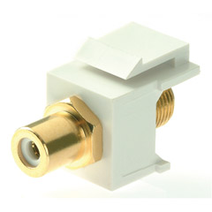 247 - F to RCA Snap-In Connector Insert