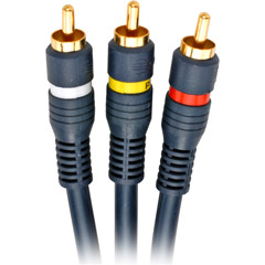 254-315BL - Python 3 RCA AV Cables