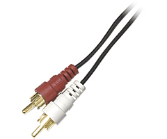 255-136 - Gold-Plated RCA Stereo Audio Cables
