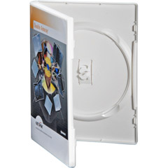 2JPD3-WHT-100C - Amaray DVD Case