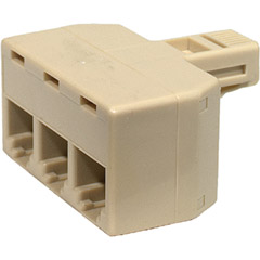 300-124 - 4-Conductor 3-Line Split Adapter