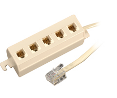 300-142 - 4-Conductor 5-Outlet Modular Extension