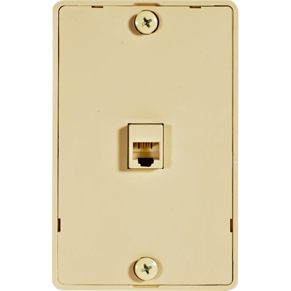 301-094IV - 4C UL Telephone Wall Plate