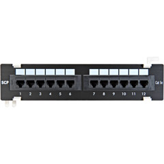 312-5 - 12-Port Patch Panel for CAT 5e