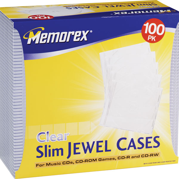3202-1992 - Clear Slim CD Jewel Cases