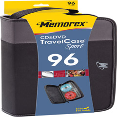 3202-2822 - 96-CD Sport Nylon CD/DVD Travel Case
