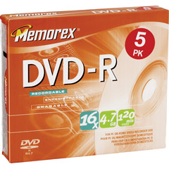 3202-5655 - 16x Write-Once DVD-R