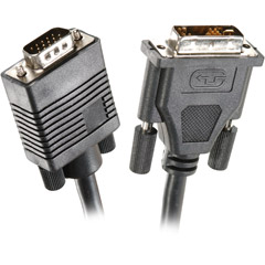 516-706BK - DVI-Analog Male to VGA HD15M Adapter/Cable