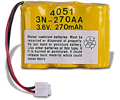 59768 - Cordless Phone Battery for AT&T/Lucent Bell South Conair Pacific Bell Pactel and Sanyo Models