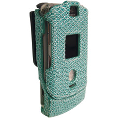 60-1409-01-XC - Xcite Alligator Snap-On Fashion Shell for Motorola RAZR