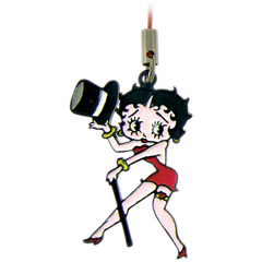 60-1452-05-XC - Betty Boop Top Hat and Cane Charm