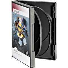6DVDVK-BLK - Versapak Multi DVD Storage Case