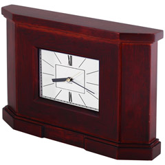 83001 - 3.5'' Digital Clock Picture Viewer - Mahogany