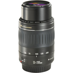8808A002 - EF 55-200mm f4.5-5.6 II USM Telephoto Zoom Lens