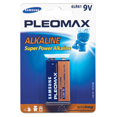 9V SAMSUNG - 9V Alkaline Battery Retail Pack