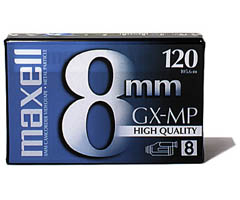 P6-120 GX-M - GX-MP 8mm Metal Particle Videocassette