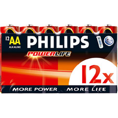 AA20 PHILIPS - AA Alkaline Batteries Bulk Packs