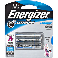 AA2 LITHIUM - e2 AA Lithium Battery Retail Pack