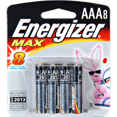 AAA8 ENERGIZER - AAA Alkaline Battery Bulk Pack