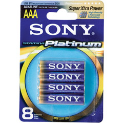 AAA8 SONY - Stamina Platinum AAA Akaline Batteries