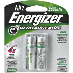 AANH2 ENERGIZER - Rechargeable AA NiMH Battery Retail Packs