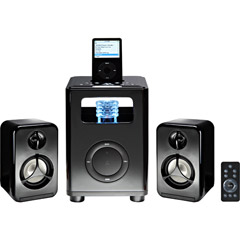 AR-4131 - BlackVault 2.1 Speaker System with iPod Dock