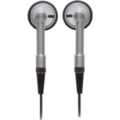 ATH-CM7SV - Brushed Aluminum Alloy ''Stick-Style'' Earphones