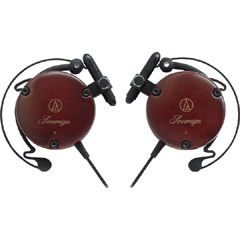 ATH-ew9 - Lightweight Cherry Wood Clip-On Headphones