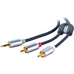 AV20604-07 - 3.5mm Stereo Mini to 2 RCA Plugs Y-Audio Cable