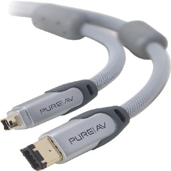 AV52001-12 - Silver Series IEEE-1394 4-Pin to 6-Pin Firewire Cable